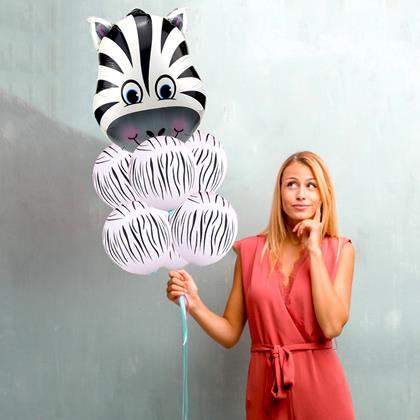 Imaginea din Balonase fericite 7 buc - zebra