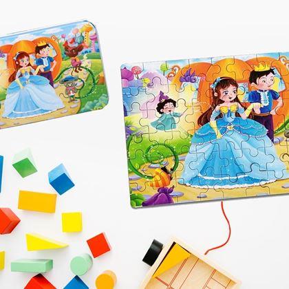 Imaginea din Puzzle pentru copii într-o cutie de tablă - Regatul