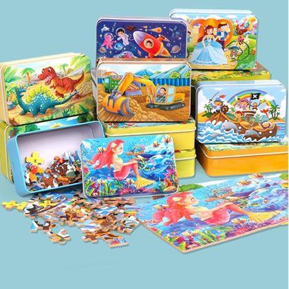 Imaginea din Puzzle pentru copii într-o cutie de tablă - Regatul