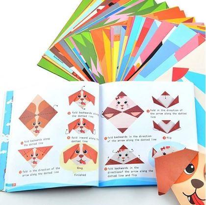 Imaginea din Origami pentru copii 108 buc