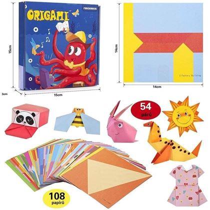 Imaginea din Origami pentru copii 108 buc