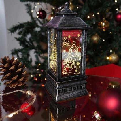 Imaginea din Lampion de Crăciun cu LED - brad