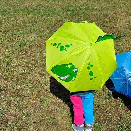 Imaginea din 3D umbrelă copii - dinozaur