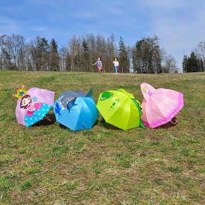 Imaginea din 3D umbrelă copii - prințesă