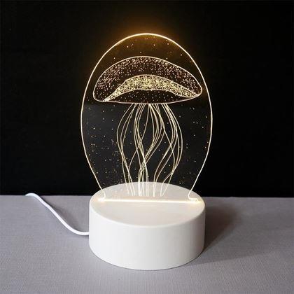 Imaginea din Lampă decorativă 3D - meduză