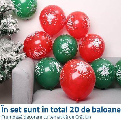 Imaginea din Balonuri de Crăciun 20 buc