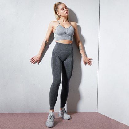 Imaginea din Legging-uri de modelare L-XL - gri închis