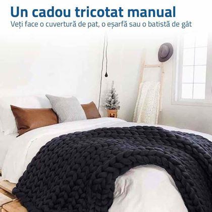 Imaginea din Fir de tricotat manual - negru