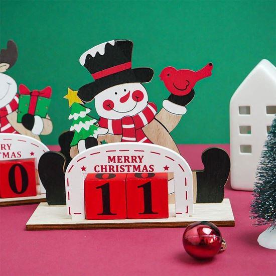 Imaginea din Calendarul de numărare a zilelor până la Crăciun - om de zăpadă