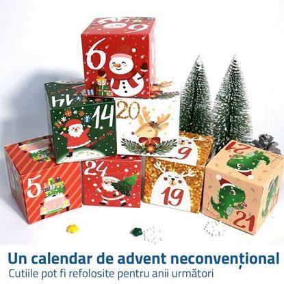 Imaginea Calendar de Advent - cutii reîncărcabile 24 buc