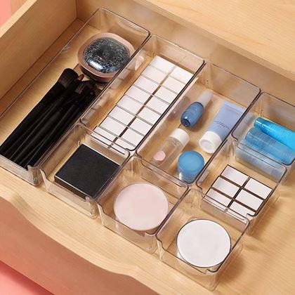 Imaginea din Organizator transparent - dreptunghiular lung