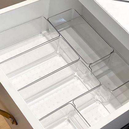 Imaginea din Organizator transparent - dreptunghiular lung