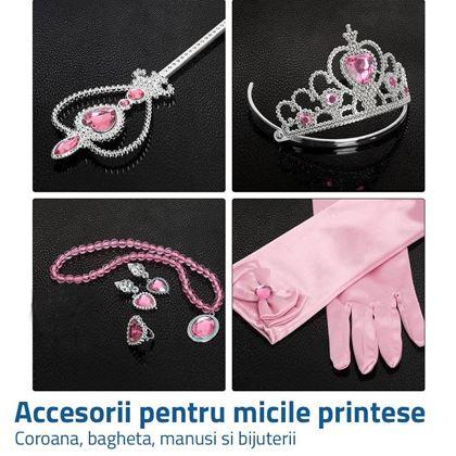 Imaginea din Set de accesorii pentru prințesă 6 buc - roz