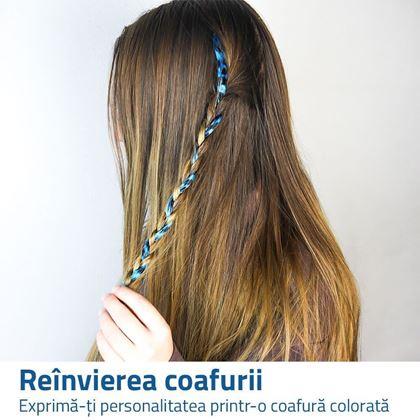 Imaginea din Accesoriu de păr colorat - albastră