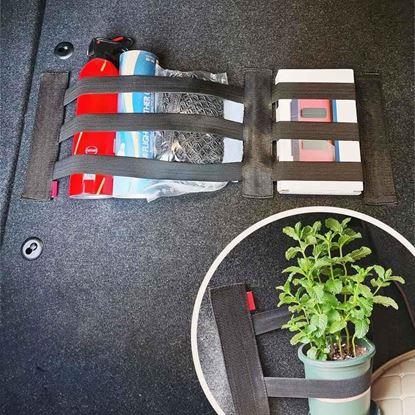 Imaginea Suport elastic cu velcro pentru portbagajul mașinii
