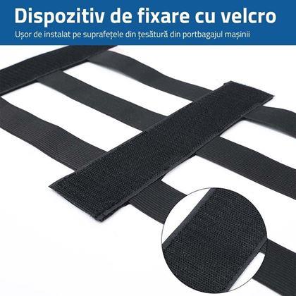 Imaginea din Suport elastic cu velcro pentru portbagajul mașinii