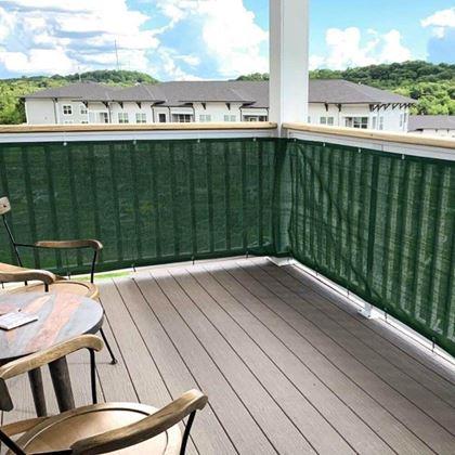 Imaginea din Paravan pentru balcon 500x90 cm - verde