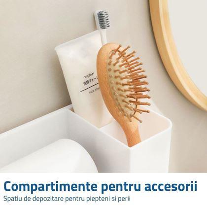 Imaginea din Suport pentru uscător de păr cu compartimente