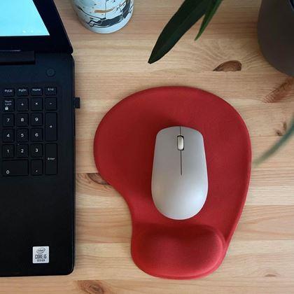 Imaginea din Mouse-pad ergonomic - roșu