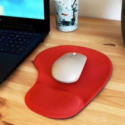 Imaginea din Mouse-pad ergonomic - roșu