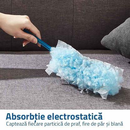 Imaginea Mop pentru praf - mâner + 3 huse