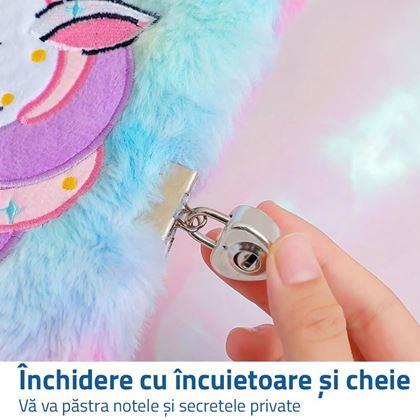 Imaginea din Jurnal de pluș cu lacăt - unicorn