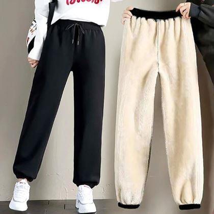 Imaginea din Pantaloni de trening dama cu blana - XS/M