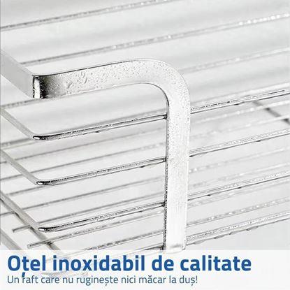 Imaginea Raft adeziv din oțel inoxidabil pentru duș