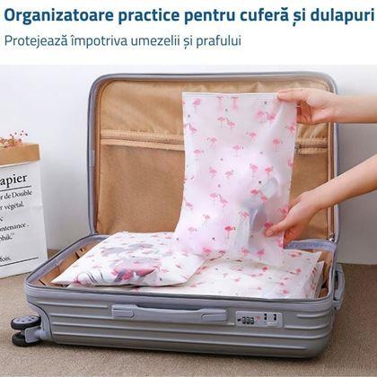 Imaginea din Set de genți de călătorie impermeabile - flamingo