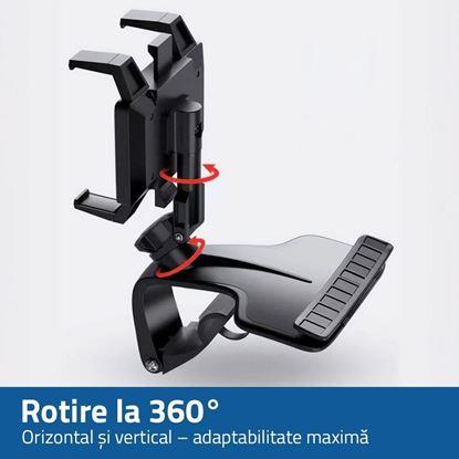 Imaginea Suport rotativ pentru telefon în mașină