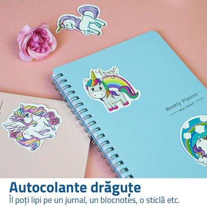 Imaginea Autocolante unicorni 50 buc