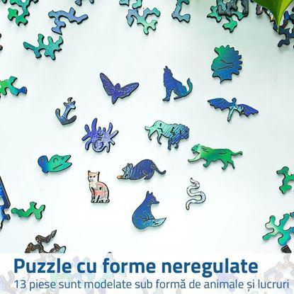 Imaginea Puzzle din lemn cu forme neregulate