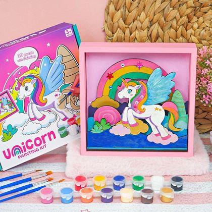 Imaginea din Kit pentru realizarea unei imagini 3D - unicorn