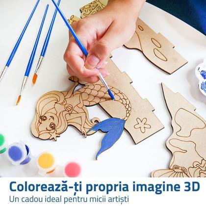 Imaginea din Kit pentru realizarea unei imagini 3D - sirena