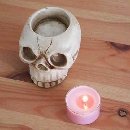 Imaginea din Suport de lumanare tealight - craniu