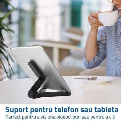 Imaginea Suport universal pliabil pentru telefon mobil sau tableta