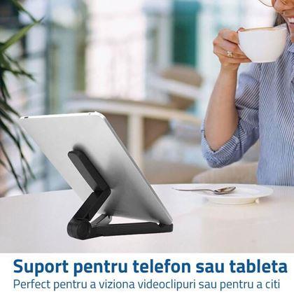 Imaginea din Suport universal pliabil pentru telefon mobil sau tableta