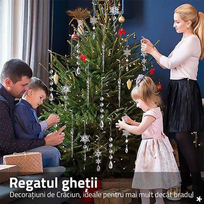 Imaginea din Decorațiuni de Crăciun 5 buc - ornamente de gheață