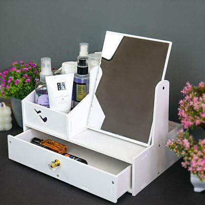 Imaginea Organizator cosmetic cu oglinda