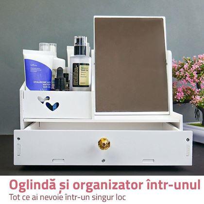 Imaginea din Organizator cosmetic cu oglinda