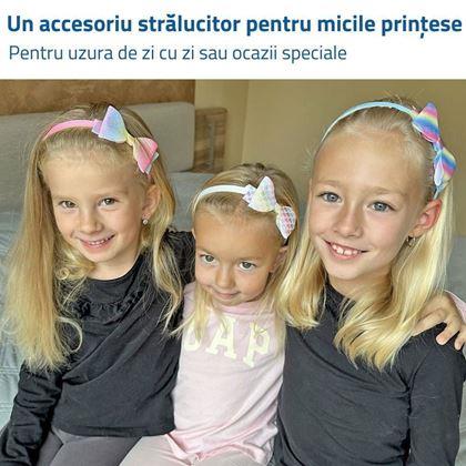 Imaginea din Bentită strălucitoare cu fundă - pastel