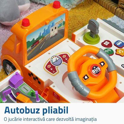 Imaginea din Autobuz interactiv pliabil cu volan