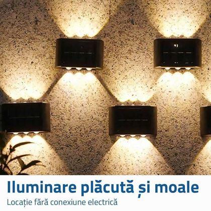 Imaginea din Lampă solară LED de perete