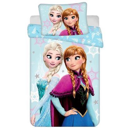 Imaginea Lenjerie de pat pentru pătuț - Frozen Elsa și Anna