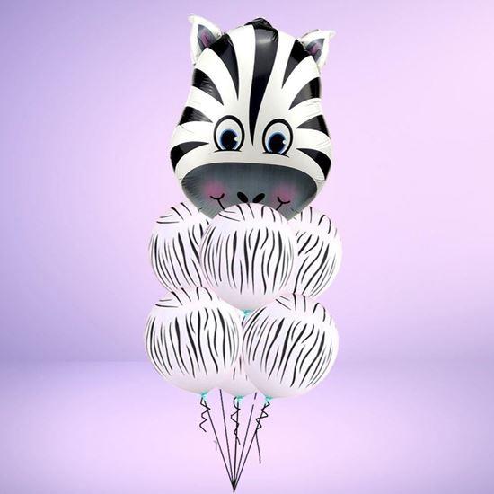 Imaginea din Balonase fericite 7 buc - zebra