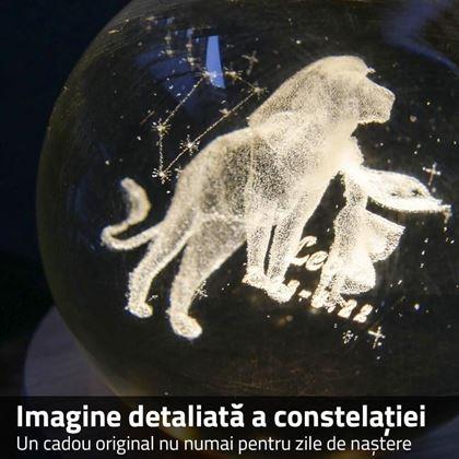 Imaginea din Glob luminos LED semn zodiacal - Leu