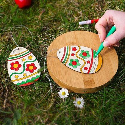 Imaginea din Ornamente de Paște pentru colorat