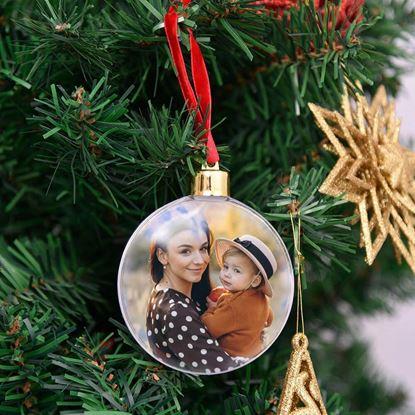 Imaginea Decorațiune de Crăciun personalizată pentru propria fotografie