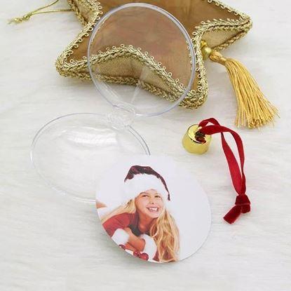 Imaginea Decorațiune de Crăciun personalizată pentru propria fotografie