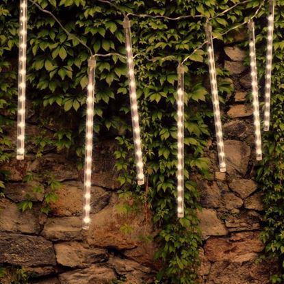 Imaginea Iluminat de Crăciun cu fulgi căzători 